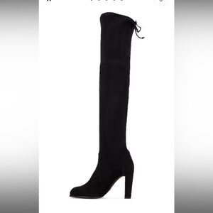 Stuart Weitzman Black Highland Over the Knee Boots
